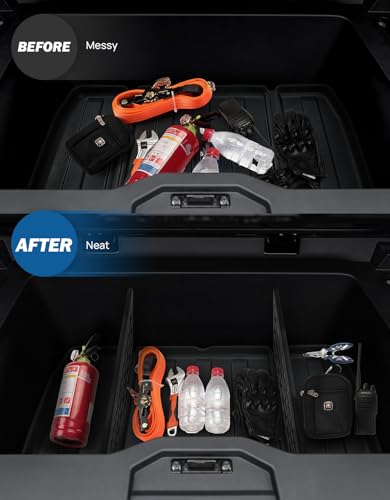 Steel Gear Locker Dividers Compatible with Cybertruck 2026 2025 2024 2023 Sub Trunk Dividers Organizers Trunk Lower Bed Storage Molle Panel Dividers Cybertruck Accessories - view 6