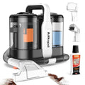 Portable Carpet & Upholstery Cleaner Machine, 15Kpa Powerful Suction & Deep Cleaning Cleaner Machine for Couch, Rugs, Carpet, Car, Pet, Furniture Cleaner with 2 Size BrushHead & Self-Cleaning System
