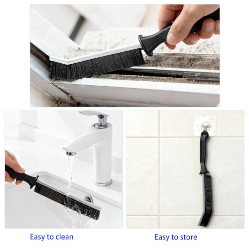 Crevice Cleaning Brush Set, Hard Bristle Grout Brush, 10-Pack - view 7