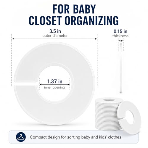 30 Baby Closet Dividers Durable - Home Closet Organizer & Storage - view 6
