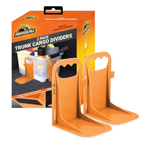Trunk Cargo Blocks, Cargo Dividers, Trunk Dividers, Hook & Loop Trunk Organizer Blocks to Hold Cargo in Place, Cargo Containment System for Cars, Trucks, SUVs, Vans, 2 Pieces
