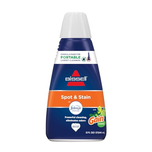 Spot & Stain with Febreze + Gain Original Scent Formula for Little Green Devices, Portable Carpet Cleaners (3968)