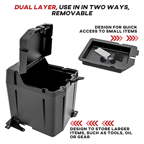Under Seat Dry Storage Box for Polaris Ranger 1000 XP, OEM #2882910 - view 3