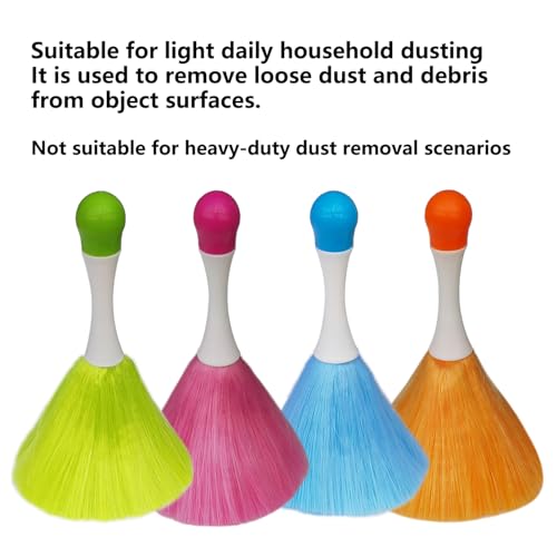4 Pack 8" Hand Grips Microfiber Washable Duster, Suitable for Light Daily Household Dusting, Electrostatic Feather Duster Brush,Cleaning Supplies for Book,Screen,Sofa,Car,Furniture,Photo Frames - view 5