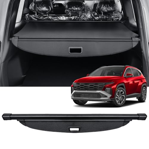 Retractable Cargo Cover for Hyundai Tucson 2026-2022, Carbon Fiber