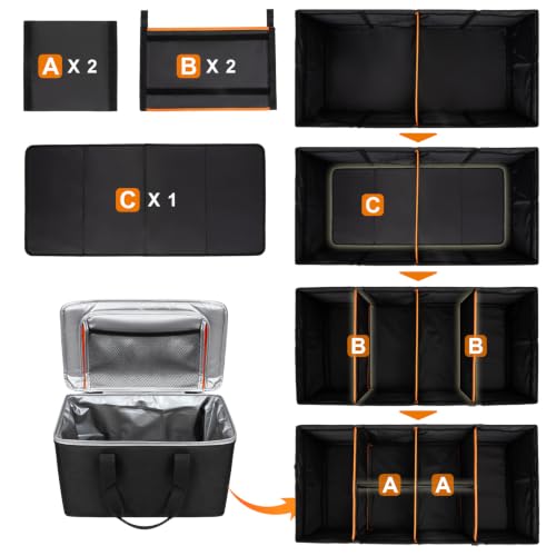 Car Trunk Organizer and Storage for Car, SUV & Sedan, Extra Large - view 2