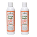 Orange Wonder Spot & Stain Remover 8 oz – For Fabric, Carpet, Upholstery & Hard Surfaces – All-Purpose Cleaner (Pack of 2)