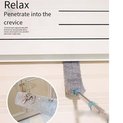 2026 Upgraded Retractable Gap Dust Cleaning Artifact with 3 Microfiber Dusting Cloths,Extendable Duster Cleaning Tool,Reusable Washable Dusting Wand for Home,Ceiling,Blinds,Furniture (60in) - view 5