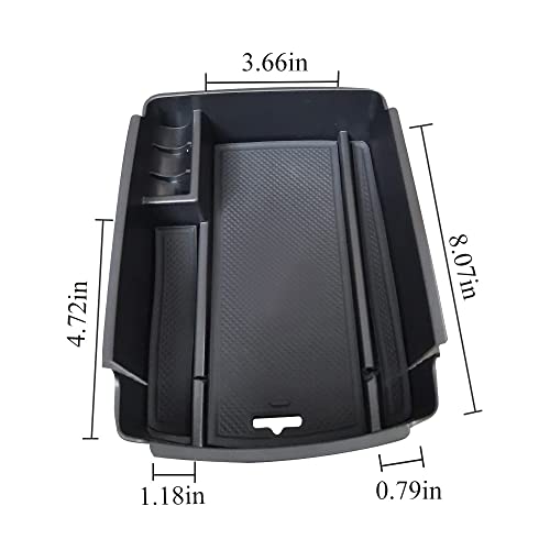 Center Console Tray Storage Box Compatible with Kia Sportage 2017 2018 2019 2020 2021 2022 ABS Tray Insert Organizer Glove Pallet - view 5