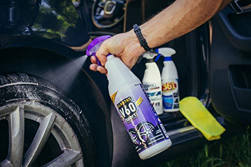 Essential Car Cleaning Kit – Rim Cleaner, All-Purpose Interior & Exterior Detailer, Leather & Plastic Conditioner – Complete Auto Detailing Trio with Microfiber Towel - view 2
