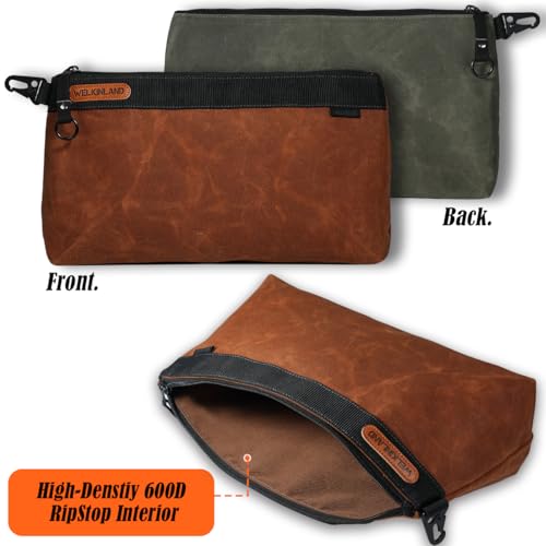 2-Pack Heavy-Duty Waxed Canvas Tool Pouches, 14-Inch Tool Pouch - view 6