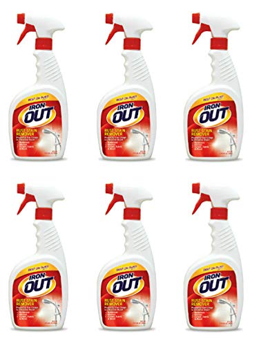 Rust Stain Remover Gel Spray, 24 fl oz Bottle 6-Pack