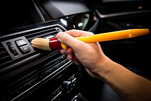 Boars Hair Detailing Brush for Wheels, Grilles & Interior - view 5