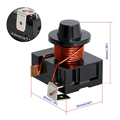 1/2HP (375W) Refrigerator Electromagnetic Starter/Start Relay Compressor 220V Electromagnetic Starter for Car Refrigerator, Portable Freezer, Beverage Cooler, Air-Conditioning Compressor 1 Pcs - view 2