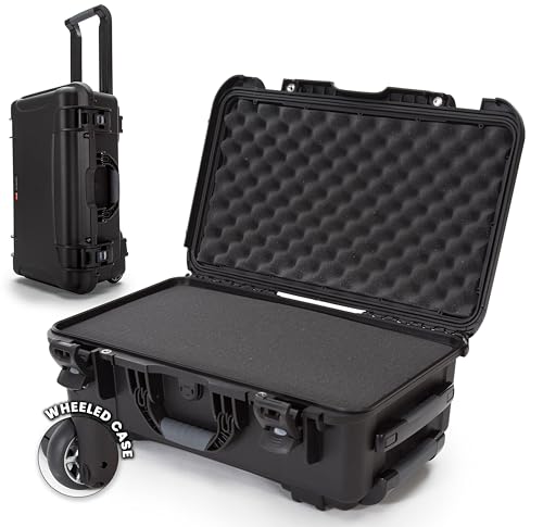 935 Camera Hard Case with Cubed Foam, Waterproof Wheeled Carry-On