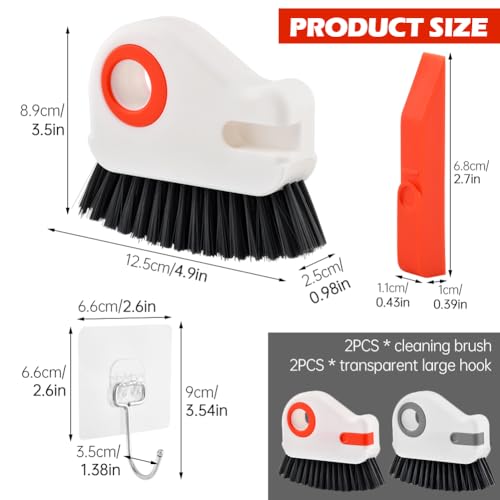 Window Track Cleaner Tool, 2 in 1 Groove Window Sill Cleaner Tool, 2 pack - view 2