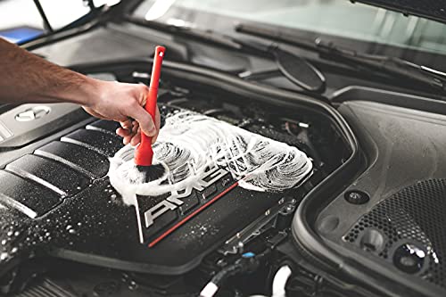 TriGrip Ultra-Soft Detailing Brush Set - Scratch-Free Cleaning for Exterior, Interior Panels, Emblems, Badges, Gauges, Infotainment Screen - Grey - view 5