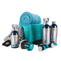 Advanced Exterior Car Wash Seal Protecting Kit - Complete Auto Detailing Kit with Wash Mitt, Wheel & Tire Brush, Drying Towel, Detail Spray & Glass Care