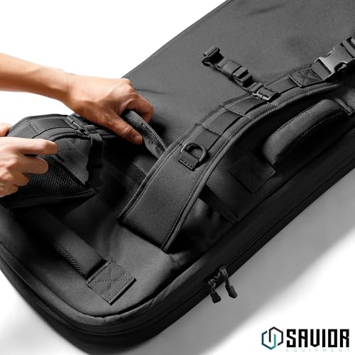 Specialist Series 30" 34" 38" Covert Tactical Gun Bag Backpack Soft Case with Compartment, Low Profile Bug Out Truck Bag - view 5
