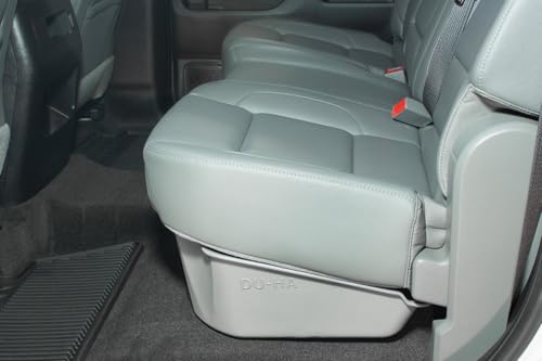 DuHa 10300 Under Seat Storage fits 2014-2018 Silverado/Sierra Light Duty Crew Cab & 2015-2019 Heavy Duty Crew Cab | Black Heavy-Duty Back Seat Organizer | Includes Dividers - view 6