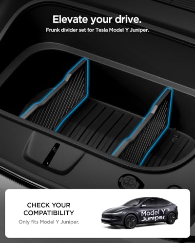 Front Trunk Divider for Model Y Juniper & Model Y L 2026/25 (2 Pack) - view 3