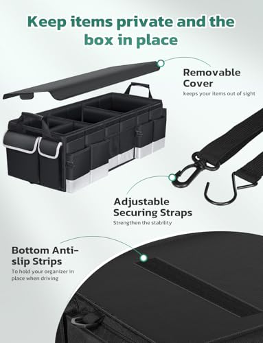 Trunk Organizer 95L with 20L Removable Cooler Bag for SUV - view 6