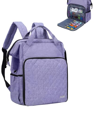 Crochet Bag Organizer for Yarn Storage, Knitting Bag and Accessories