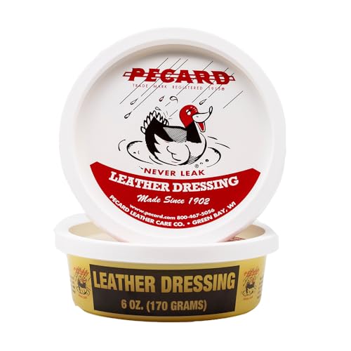 Leather Dressing 6 oz – Waterproofer and All-Purpose Leather Conditioner for Oil-Tanned, Chrome-Tanned, and Exotic Leathers – Cleans, Conditions, and Preserves