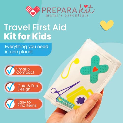 Kids First Aid Kit - 75-Piece Travel First Aid Kit for Toddlers and Babies, TSA Approved, Latex Free, Fits Diaper Bag, Backpack, Purse or Car, Designed by a Mom and Nurse (Kid Joy) - view 2