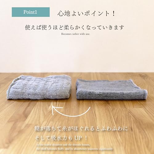 Binchotan Charcoal Dishcloths, Naturally Anti-Odor, Set of 3, Turquoise Coral & Citrus - view 6
