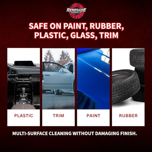 Renegade Essential Cleaning Bundle – Complete Car & Truck Detailing Kit with 4 Sprays, Microfiber Towels & Wheel Brush – Interior & Exterior Cleaner Set - view 6