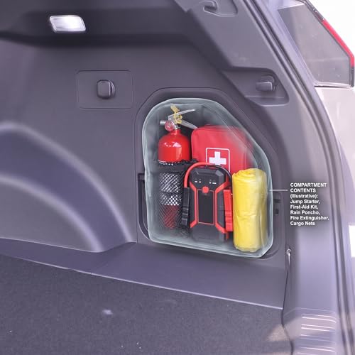 For Rav4 Gen6 2026+ Trunk Organizer Pocket Bag, Trunk Upgrade, Trunk Cubby Storage bag,Cargo side pocket Black, 1 pc - view 4