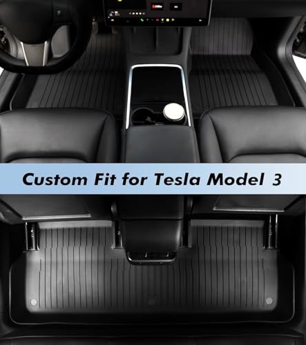 Floor Mats for Tesla Model 3 2017-2023 Except Highland - view 2