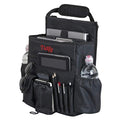 Car Front Seat Organizer [2025 UPDATED] with Dedicated Tablet and Laptop Storage Stabilizing Side Straps Soft Adjustable Shoulder Strap and Hardened Buckles Your Office Away from Office.