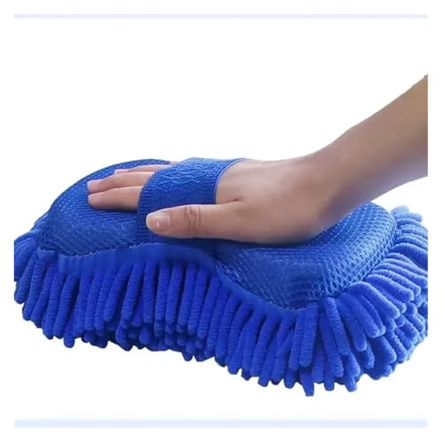 1/2Pcs Blue Microfiber Chenille Auto Cleaning Kit - view 7
