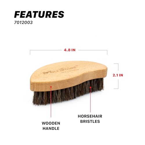 Universal Ergonomic Interior Detailing Brush | Soft Horsehair & PP Bristles | Durable Car Cleaning Brush for Leather Seats, Upholstery, Dashboards & Interior Fabric Surfaces - view 2