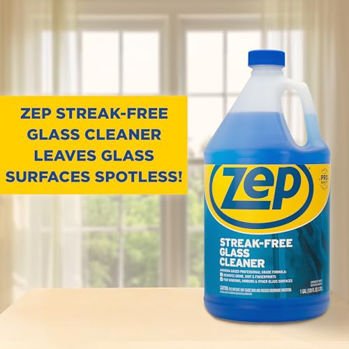 Streak-Free Glass Cleaner - 1 Gallon - (Case of 2) ZU1120128 - Leaves windows and mirrors crystal clear - view 4