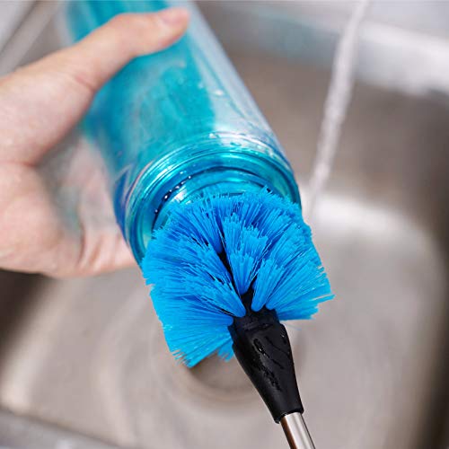 3-in-1 Water Bottle Brush and Straw Cleaning Set, Round Head - view 7