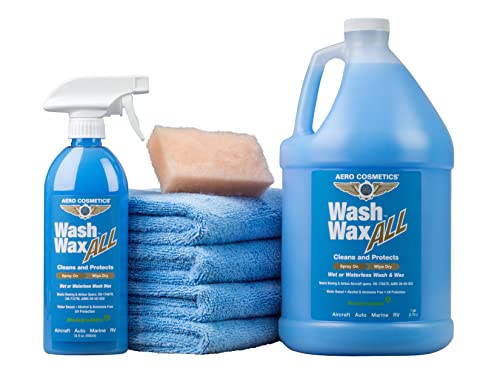 Waterless Car Wash Wax and Clay Kit Aircraft Quality Wax, Clay Pad Remove Overspray, Tree Sap and More - view 2
