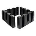 4 PCS Multipurpose Cargo Organizer Blocks, Plastic Trunk Storage Organizer Blocks for Felt Carpet, Space Saving Cargo Trunk Divider Adjustable Blocks for Truck SUV Van