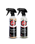 Leather Care Kit - Leather Cleaner & Conditioner Car Cleaning Supplies | UV Protection for Interior Accessories Steering Wheel Seat Dash Vinyl Shoe Polish Jacket