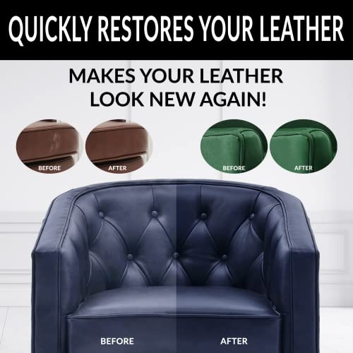Leather Repair Color - Metallic Gold - Restore Furniture, Couch, Car Seat & Sofa - 4 oz. - view 4