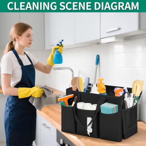 Wearable Cleaning Caddy Bag for Cleaning Supplies, Large Capacity - view 7