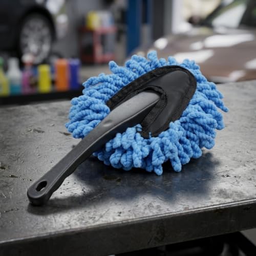 Lightweight Microfiber Auto Duster Mop Easy Maneuver(blue) - view 3