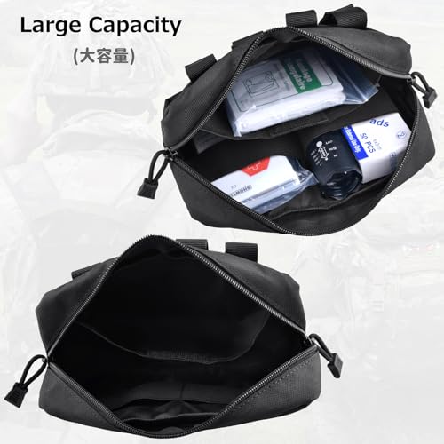 Equipment Multi-Purpose Tactical EDC Admin MOLLE Pouch Utility Tools Bag Organizer Military Waist Belt Modular Attachment - view 5
