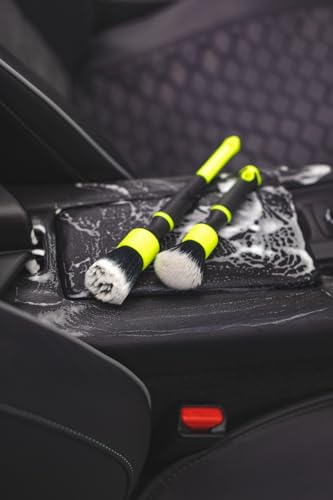 TriGrip Ultra-Soft Detailing Brush Set - Scratch-Free Cleaning for Exterior, Interior Panels, Emblems, Badges, Gauges, Infotainment Screen - Octane Ectoplasm - view 4