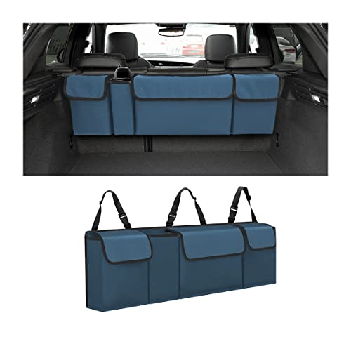 Car Trunk Organizer, Hanging Backseat Storage Bag, Blue