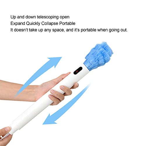Electric Duster Vacuum Cleaner, Duster Motorized Dust Wand,Electric Duster Cleaning Brush Tools for Window Blinds Furniture, Brrnoosgxi62krgf - view 6