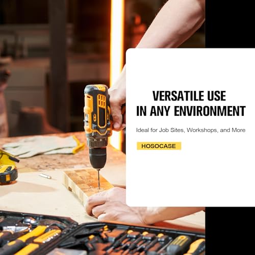Case for DEWALT Cordless Drill Driver: Waterproof Tool Box for 20V Max Set - view 6