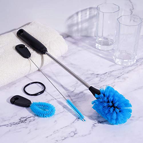 3-in-1 Water Bottle Brush and Straw Cleaning Set, Round Head - view 5
